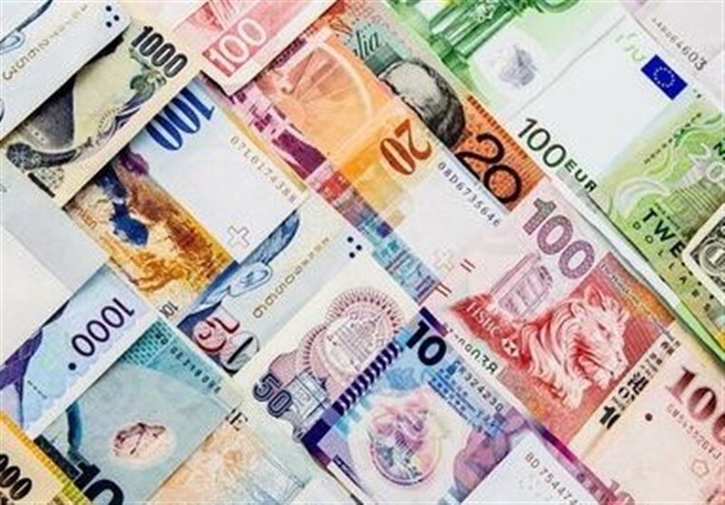 کاهش نرخ رسمی ۲۲ ارز در ۹ آذر ۱۴۰۰