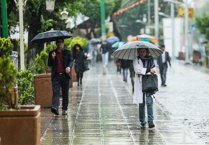 پیش‌بینی بارش باران و برف در اکثر استان‌ها