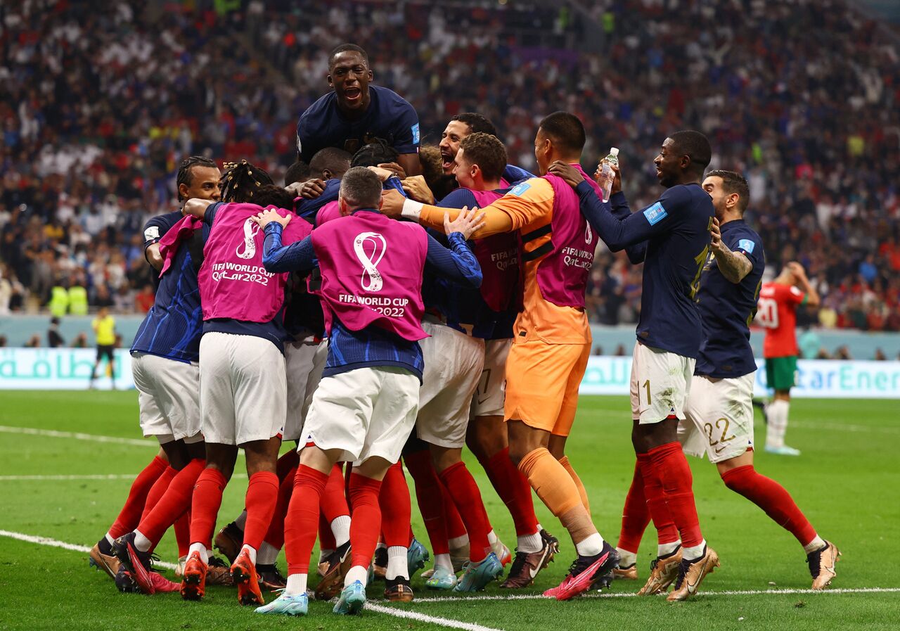 صعود فرانسه به فینال – ­فرانسه ۲ – ۰ مغرب